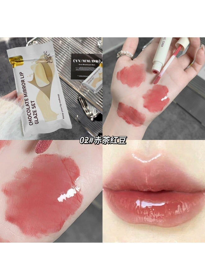 ماجيك مجموعه ملمع الشفاه من ماجيك كيس - 5 الوان - درجات النود و البينك في  مجموعه واحدة - Image 5